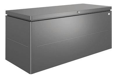 Image of Biohort LoungeBox Gartenkiste Gr. 200 (200x84x88.5cm), Stahlblech dunkelgrau-metallic