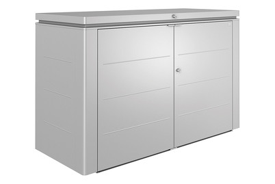 Image of Biohort HighBoard Gartenkiste 200 (200x84x127cm), Stahlblech silber-metallic bei JUMBO