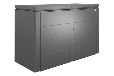 Image of Biohort HighBoard Gartenkiste 200 (200x84x127cm), Stahlblech dunkelgrau-metallic bei JUMBO
