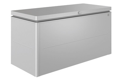 Image of Biohort LoungeBox Gartenkiste 160 (160x70x83.5cm), Stahlblech silber-metallic bei JUMBO