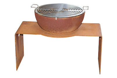 Image of Nouvel Feuerstelle Orchidea Ø60cm, Rostoptik bei JUMBO