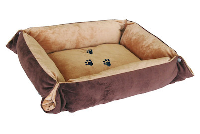 Image of swisspet Soft-Katzenbett Pfote, braun/hellbraun bei JUMBO