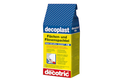 Image of Decotric decoplast Flächen- + Fliesenspachtel V30 5 kg