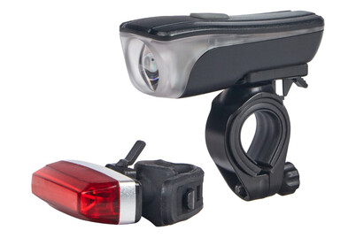 Image of Qualité & Prix LED Akkuscheinwerfer und Rücklicht SET bei JUMBO