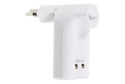 Image of USB Zwischenstecker 2xUSB drehbar bei JUMBO