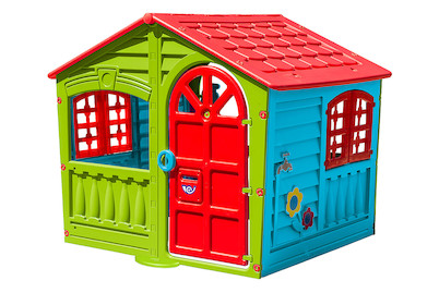 Image of PalPlay Kinder Spielhaus House of Fun 111x140x115cm, kunststoff farbig bei JUMBO
