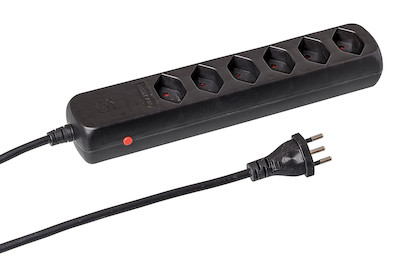 Image of Steckdosenleiste Power Easy 6xT13 mit Reset Button bei JUMBO