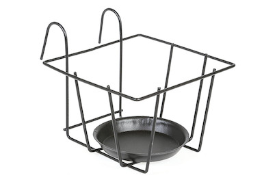 Image of Alba Blumentopfhalter schwarz 1x12 cm bei JUMBO