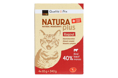 Image of Naturaplus Katzenfutter Ragout Rind 4x85g bei JUMBO