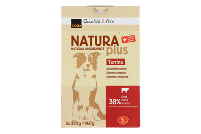 Image of Naturaplus Hundefutter-Terrine Rind 3x320g bei JUMBO