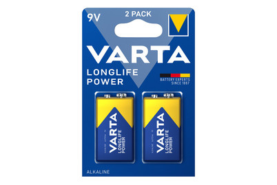 Image of Varta Longlife Power Batterien 9V 2 St. bei JUMBO
