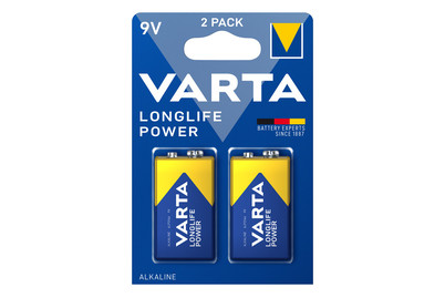 Image of Varta Longlife Power Batterien 9V 2 St.
