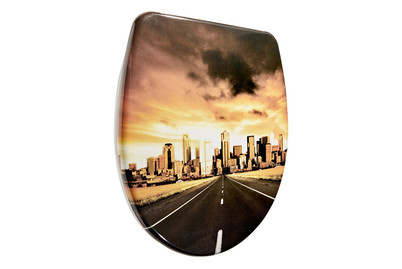 Image of diaqua® WC-Sitz Nice Slow Down Skyline bei JUMBO