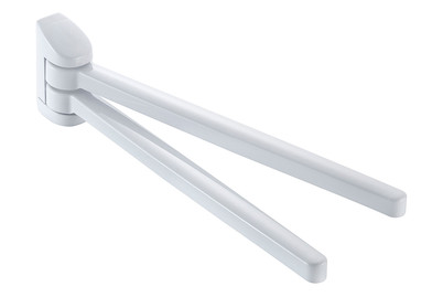 Image of Laguna Handtuchhalter 2-armig weiss bei JUMBO