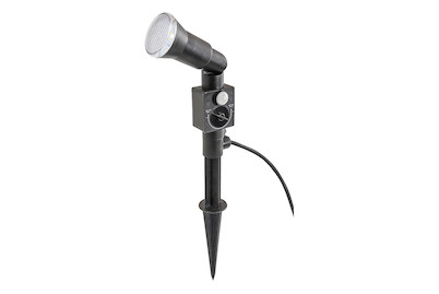 Image of GardenLine Spot mit LED-Lampe 6W 400Lm 4000K mit PIR 90° bei JUMBO
