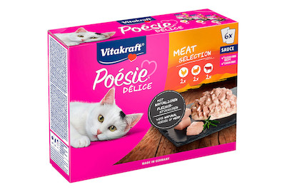 Image of Vitakraft Poésie Délice Sauce Fleisch Selection 6x85g bei JUMBO