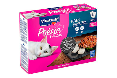 Image of Vitakraft Poésie Délice Sauce Fisch Selection 6x85g bei JUMBO