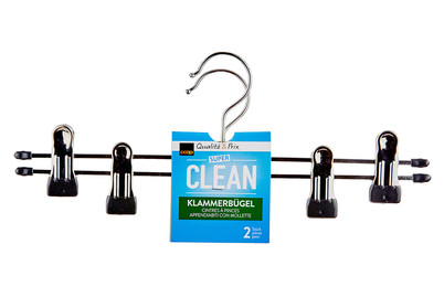 Image of Super Clean Klammerbügel Metall, 2 Stück bei JUMBO