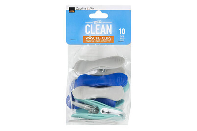 Image of Super Clean Wäsche-Clips, 10 Stück bei JUMBO