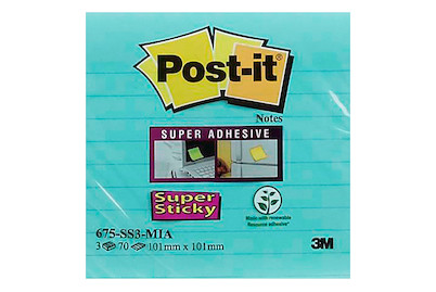Image of Post-it Super Sticky XL-Notes 101 x 101 mm bei JUMBO