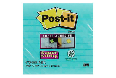 Image of Post-it Super Sticky XL-Notes 101 x 101 mm