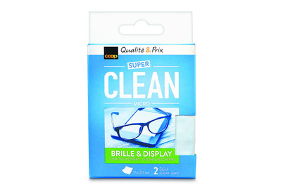 Image of Super Clean Mikrofaser Brillentuch, 2 Stück bei JUMBO