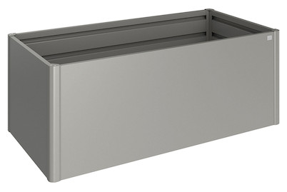 Image of Biohort Hochbeet Preston (201x102x77cm), Stahlblech Hellgrau bei JUMBO