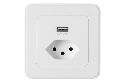 Image of UP Steckdose T13 mit USB 2.1A bei JUMBO