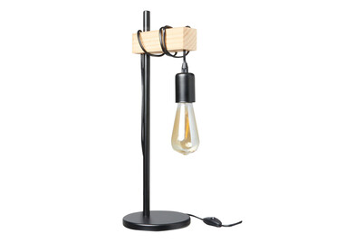 Image of Eglo Tischleuchte Townshend schwarz-brau bei JUMBO