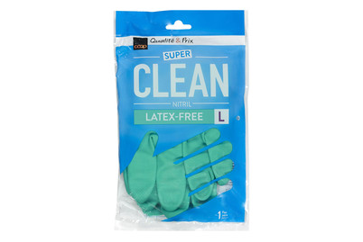 Image of Super Clean Handschuhe Latex-Free mint L, 1 Paar bei JUMBO