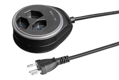 Image of Steckleiste 3xT13 TD 1.5m sw/silber bei JUMBO