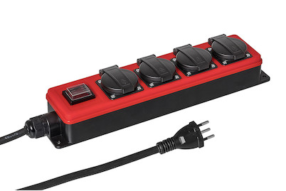 Image of Steckleiste 4xT13 Klappdeckel 5m Ip44 bei JUMBO