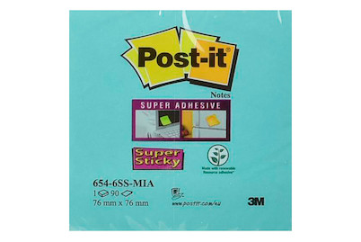 Image of Post-it Super Sticky Cosmic 76x76mm bei JUMBO