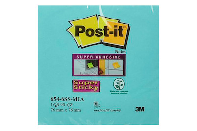 Image of Post-it Super Sticky Cosmic 76x76mm