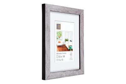 Image of Holzrahmen L34 13x18 silber bei JUMBO