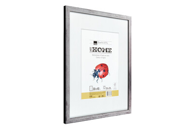 Image of Holzrahmen L34 30x40 silber bei JUMBO