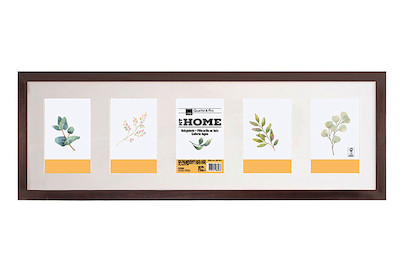 Image of Holz-Galerie 5 Fotos 22x72 mahagoni bei JUMBO