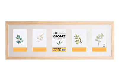 Image of Holz-Galerie 5 Fotos 22x72 natur bei JUMBO