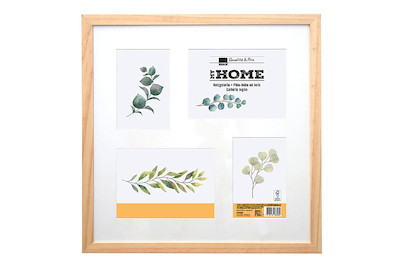 Image of Holz-Galerie 4 Fotos 40x40 natur bei JUMBO