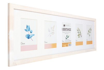 Image of Holz-Galerie 5 Fotos 22x72 weiss bei JUMBO
