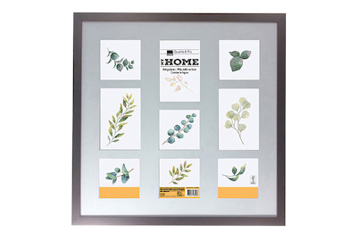 Image of Holz-Galerie 9 Fotos 45x45 mahagoni bei JUMBO