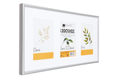 Image of ALU-Galerie 3 Fotos 22x42 silber bei JUMBO