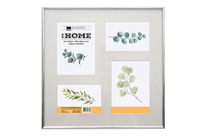 Image of ALU-Galerie 4 Fotos 40x40 silber bei JUMBO