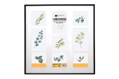 Image of ALU-Galerie 9 Fotos 45x45 schwarz bei JUMBO