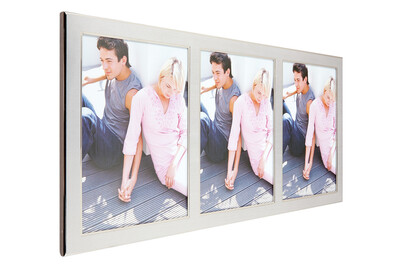 Image of Metallrahmen 3-13x18 silber bei JUMBO