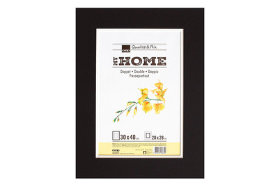 Image of 2 Passepartouts 30x40 schwarz+weiss bei JUMBO