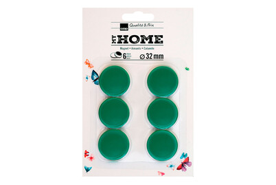 Image of Magnet 6er Set 32mm grün bei JUMBO