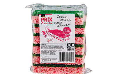 Image of Prix Garantie Zelluloseschwamm Strong, 6 Stück bei JUMBO