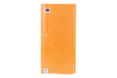 Image of Inhouse Servietten orange 33cm 30 Stück bei JUMBO