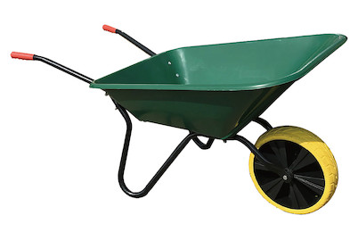 Image of Merox Schubkarre grün mit PU Rad 90l bei JUMBO